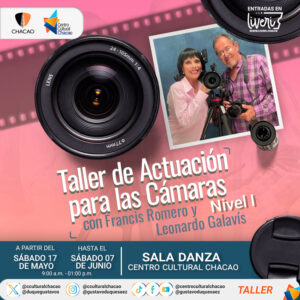 TALLER ACTUACIÓN PARA LAS CÁMARAS NIVEL I